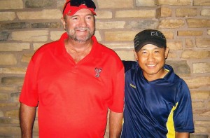 The winning team of Monday’s Mesquite Challenge, Dave Jordan and Andrew Yeh. Submitted Photo.