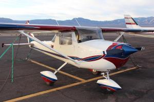 This is the Cessna 150 2-seater aircraft that Desert Views Aviation will be using to train others how to fly. Courtesy Photo. 