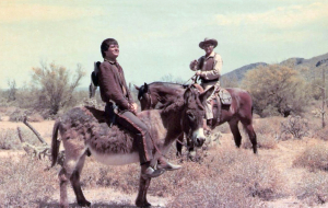 4. For What We Are About to Receive - the Thanksgiving episode. Henry on the burro with Leif Erickson on the horse in the background.