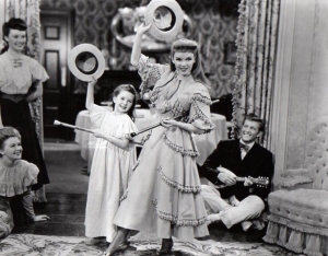3. With Judy Garland in Meet Me in St. Louis - 1944