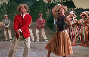 1. Gene Kelly and Leslie Caron in An American in Paris (color)