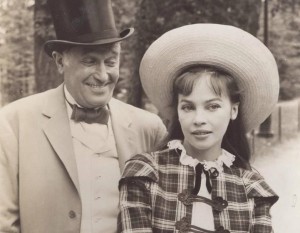 Maurice Chevalier and Leslie Caron from Gigi