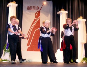 Contestants in the 2006 Pageant perform their first number at the beginning of the event. Photo courtesy of Delaney Studio.