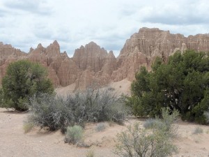 View along Juniper Draw Loop Trail, Cathedral Gorge State Park, NV - May 2015