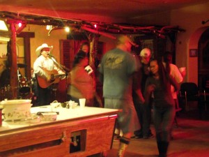 Joe Sherman provided entertainment for the lawnmower races and chili cook-off, both held at the Beaver Dam Station on Nov. 14. Sherman and his band played well into the night while patrons tore up the dance floor and had a good time at the Beaver Dam Bar. Photo Teri Nehrenz.