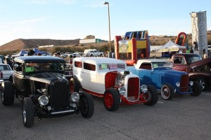 Hot rods from various decades lined the parking lot at the 2015 Mesquite Motor Mania. The annual event begins Friday, Jan. 15 through Sunday, Jan. 17. Photo by Lou Martin. 