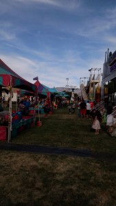 Over 30 vendors should be present at this year's Mesquite Days event. Although the setup won't be on grass this year, the layout of the booths, rides and games should prove favorable for all involved. Photo by Stephanie Frehner. 