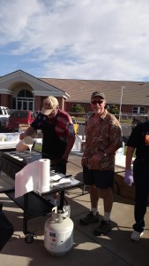 Mayor Al Litman always brings a smile to an early morning crowd for the Mayor's Pancake breakfast set for May 7 at 7 a.m. Photo by Stephanie Frehner.