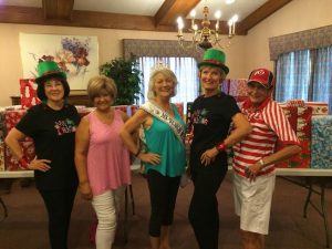 Jean Hardman, Ms. Senior Mesquite 2016, center, is preparing for the Ms. Senior Nevada competition set for Aug. 24 at the South Pointe Casino in Las Vegas. With her are Mesquite Showgirls Jean Watkins, left, Geni Barton, Linda Gault, and Merri Erickson. File photo.