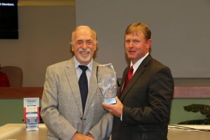 Outgoing Mesquite City Councilman Kraig Hafen was honored for his five and a half years in public office by Mesquite Mayor Al Litman on Nov. 22.