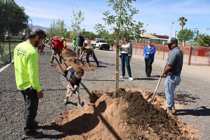 Community comes together for Earth Day tree planting